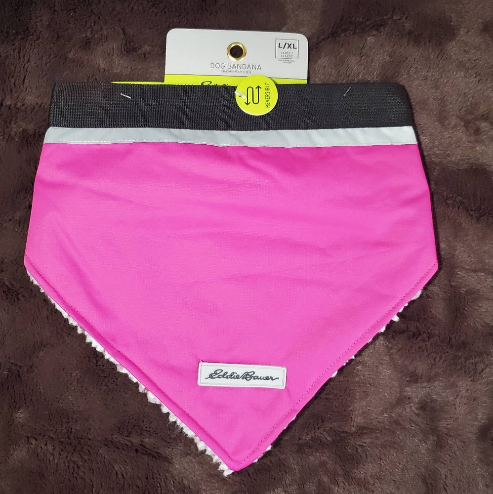 NWT Eddie Bauer Reversible Dog Bandana